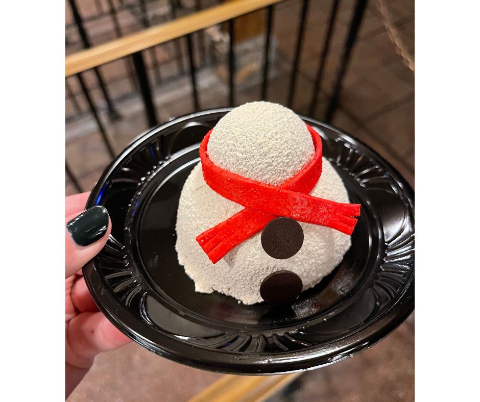 snowman dessert