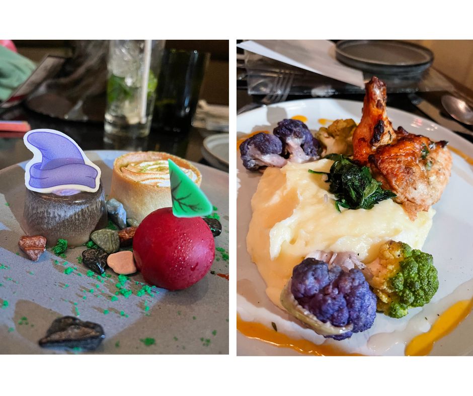 food at Storybook dining