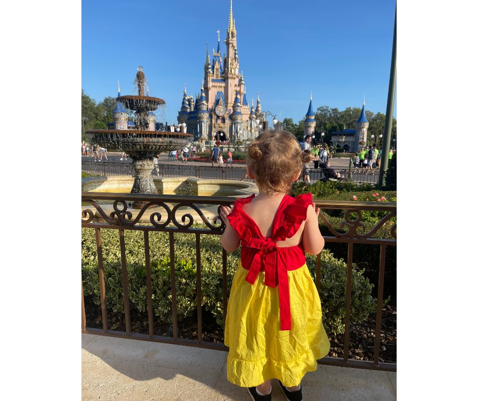 toddler at Disney World