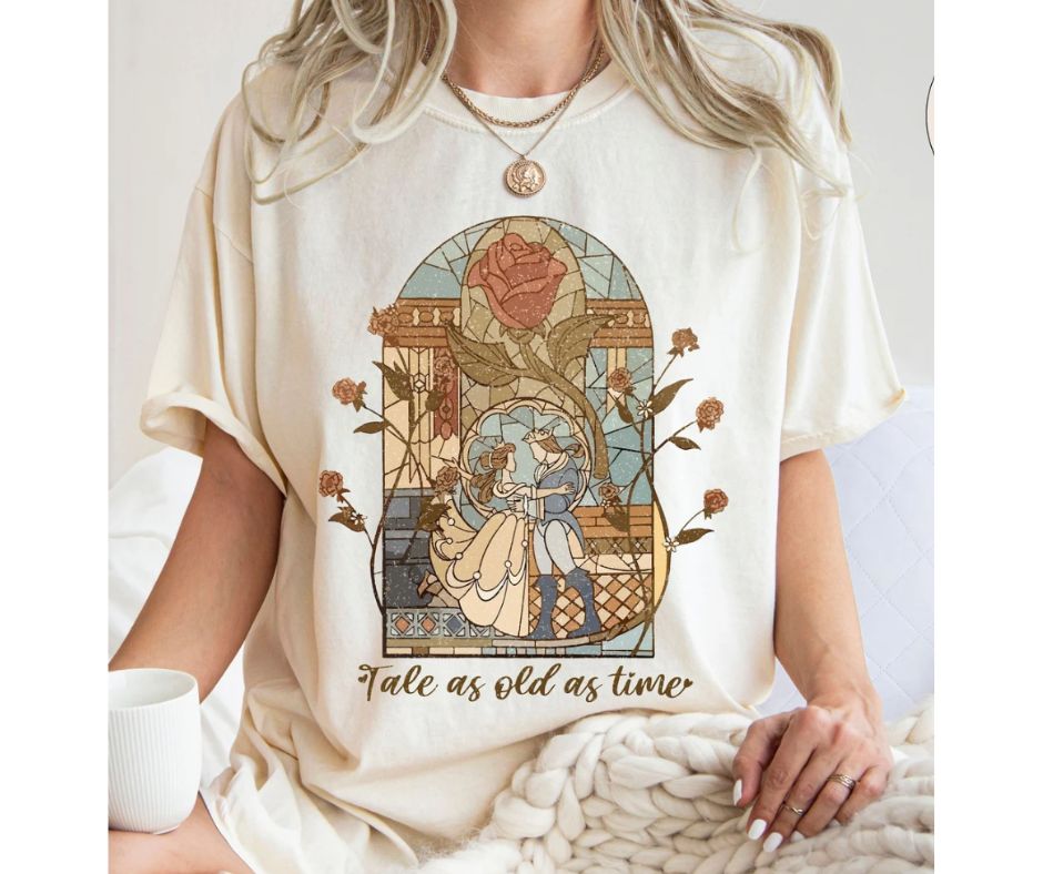 belle shirt disney