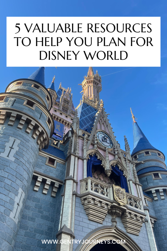 5 Valuable Resources to Help You Plan for Disney World