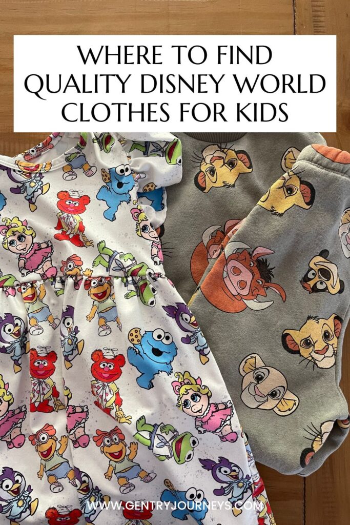 disney clothes for kids, muppets and lion king