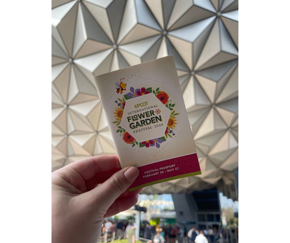 Epcot's Flower and Garden pamphlet