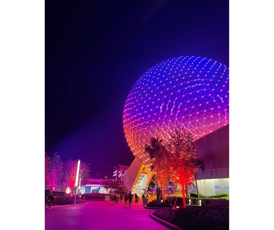 EPCOT at night extended evening hours