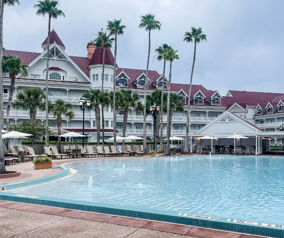 pool at the grand Floridian