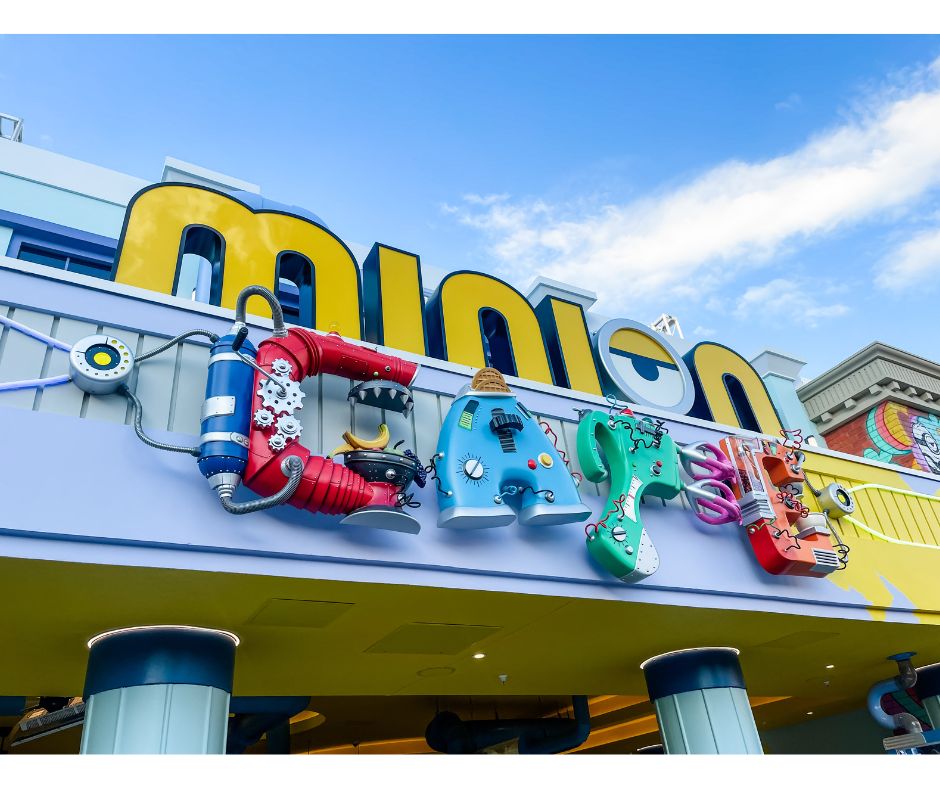 minions cafe sign