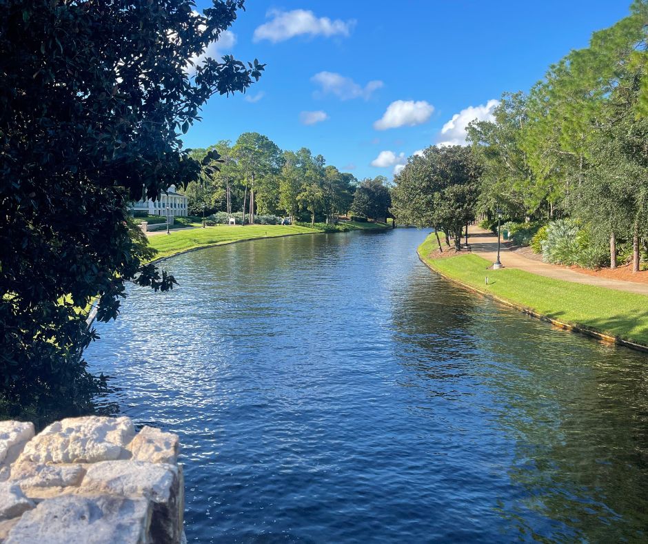 river view at port Orleans riverside