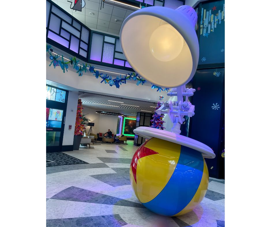 pixar place hotel lobby