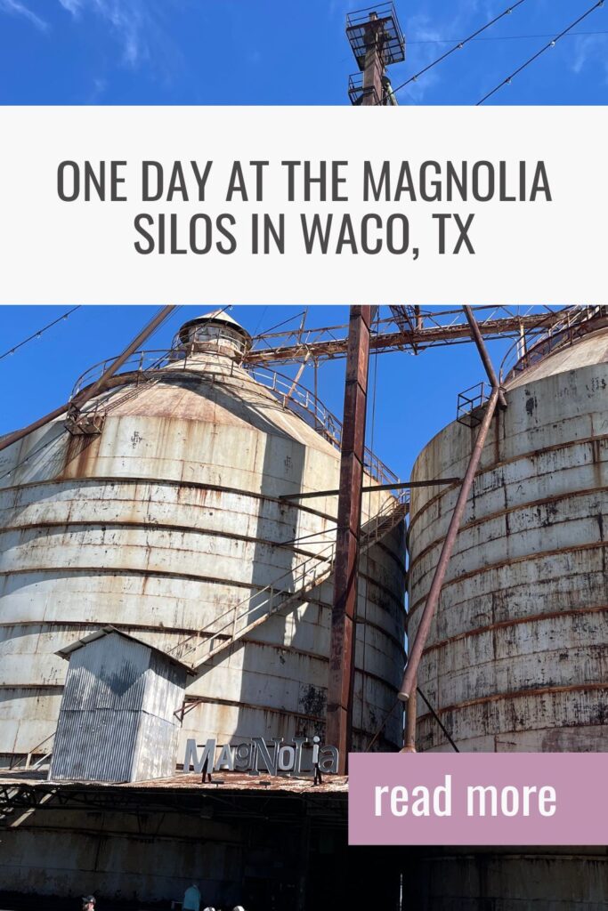 One Dat at the Magnolia Silos in Waco, TX